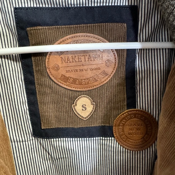 Naketano Tanaka VI Sand Utility Long Jacket - Size Small - Picture 6 of 9